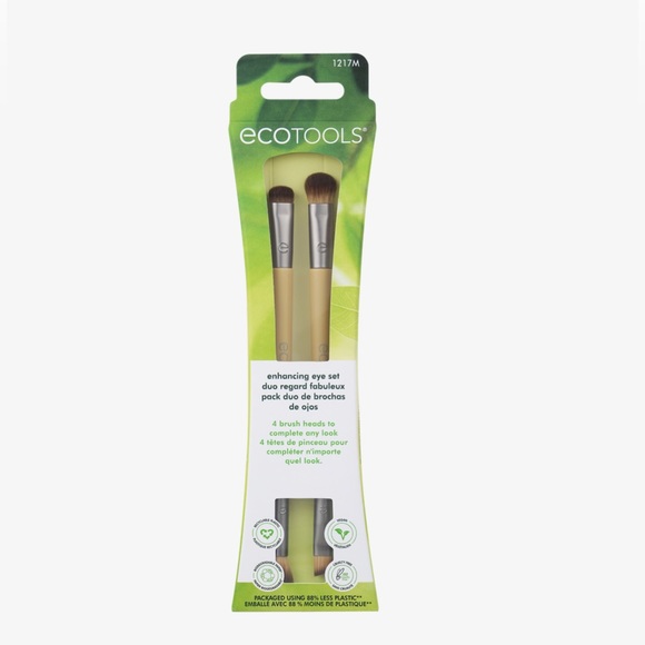 EcoTools Eye Enhancing Duo Makeup Brush Set - Picture 3 of 12